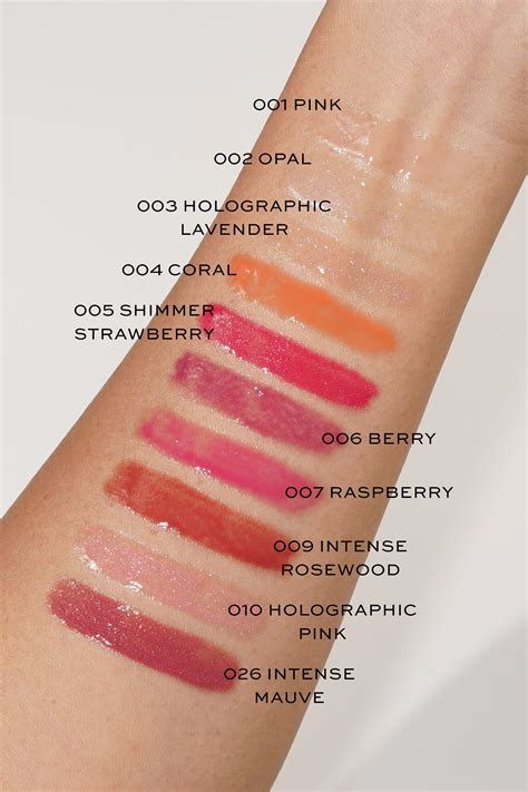 lio gloss dior|Dior lip gloss color chart.